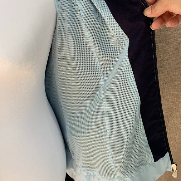 FUDA Oversized Windbreaker Breathable Striped Hoodie - Picture 8 of 14